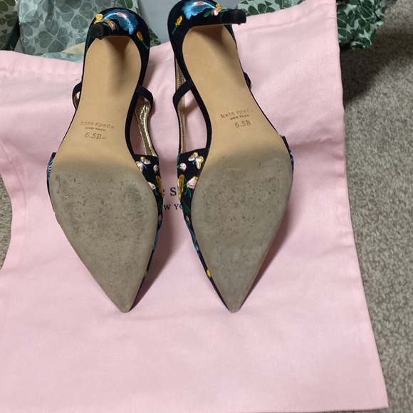 Kate Spade ♠️ Valerie Floral Slingback Heels - Picture 16 of 17